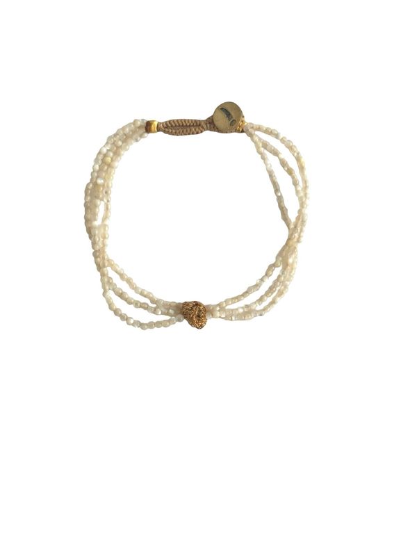 Ibu Jewels ARMBÅND Lulu Fresh/beige