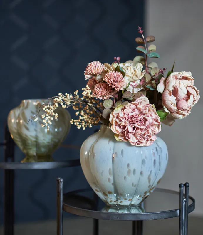 Speedtsberg VASE Glass Grå/Kobber 24x22