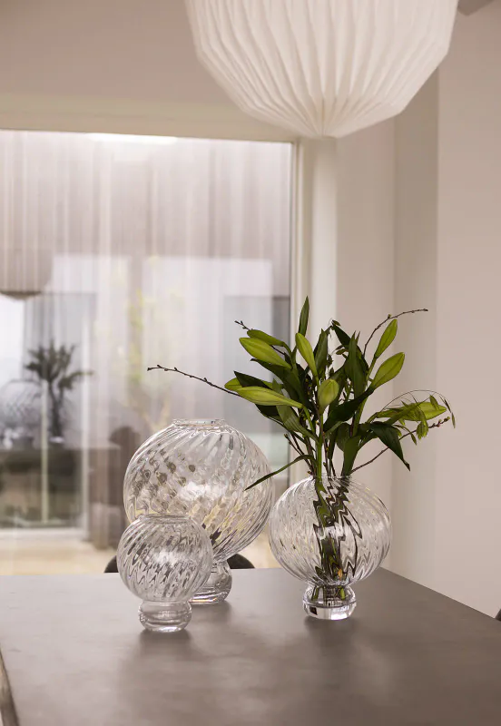 Specktrum MEADOW Swirl Vase Clear 27 cm