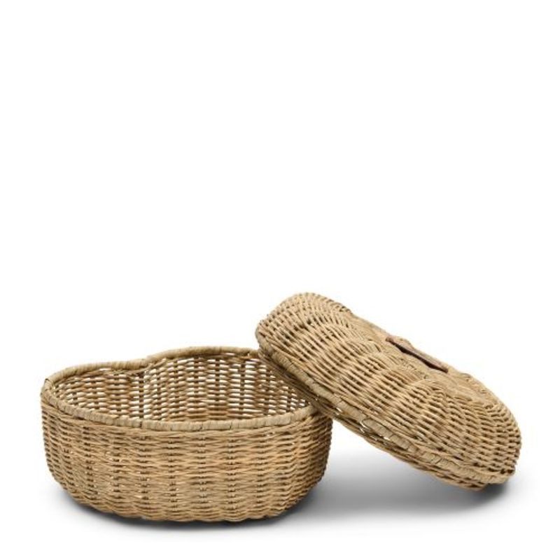 Riviéra Maison OPPBEVARINGSKURV Hjerte m/lokk