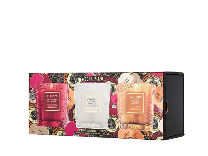 Voluspa Icons Demi Candle trio 3x142g