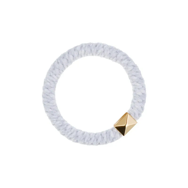Dark FLUFFY FAT HAIR TIE COOL BLUE