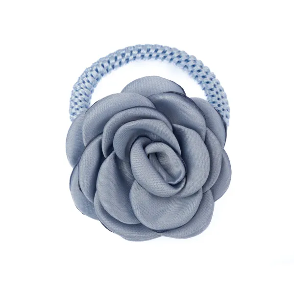 Hovedbilde Dark SATIN ROSE HAIR TIE ...