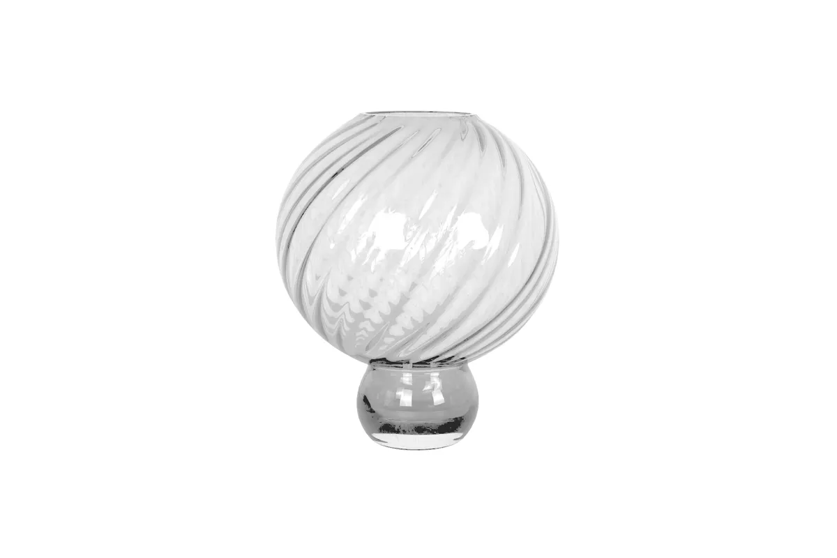 Specktrum MEADOW Swirl Vase Clear 27 cm