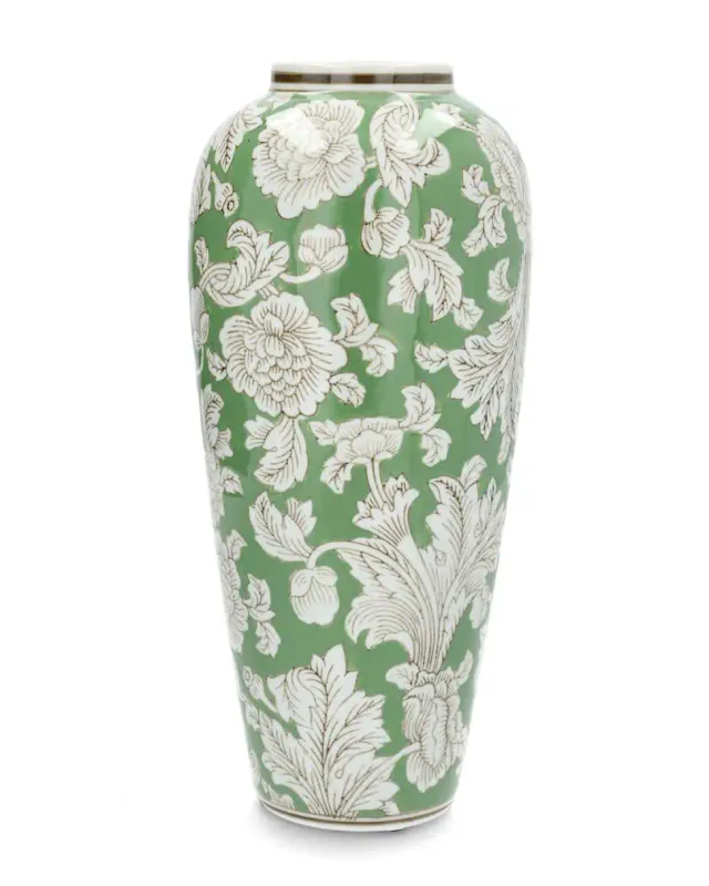 A Lot VASE Grønn m/blomster 37 cm