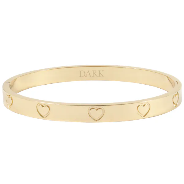 Hovedbilde Dark HEART BANGLE GOLD