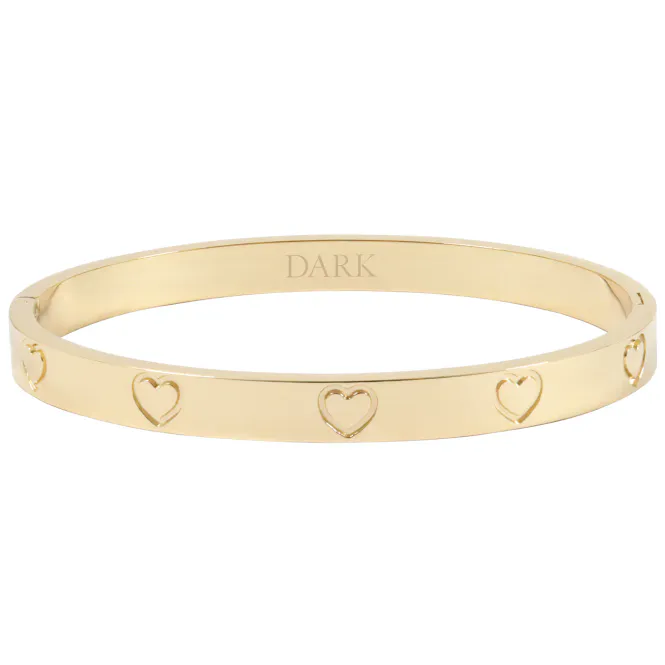 Hovedbilde Dark HEART BANGLE GOLD
