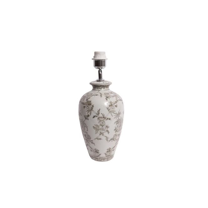 Hovedbilde Lampefot Asia Brun/Hvit H30cm