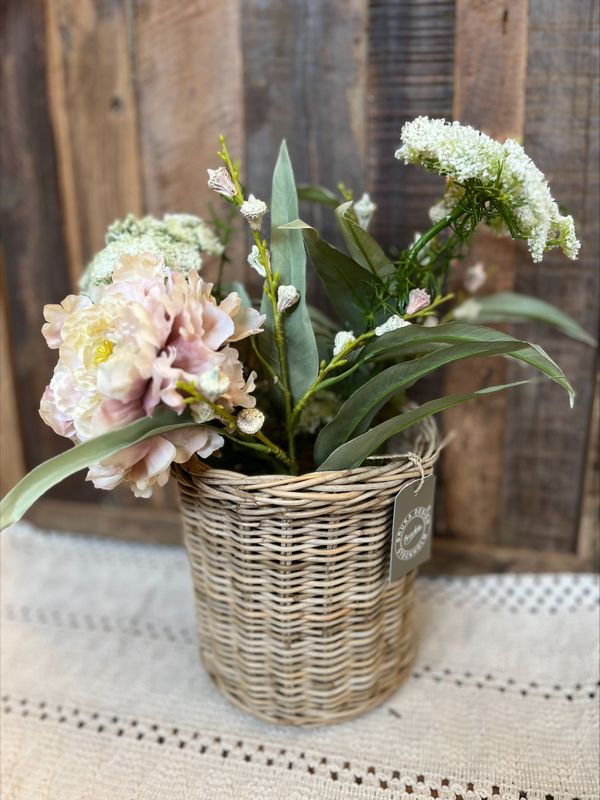 Bruka Design BLOMSTERPOTTE Kurv Liten 18x18cm