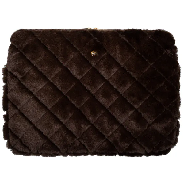 Hovedbilde Dark FAUX FUR QUILTED MAC ...