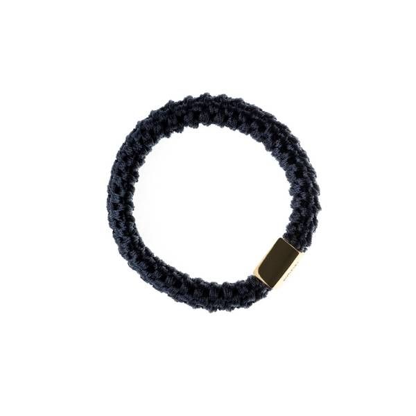 Hovedbilde Dark FAT HAIR TIE W/GOLD NAVY ...