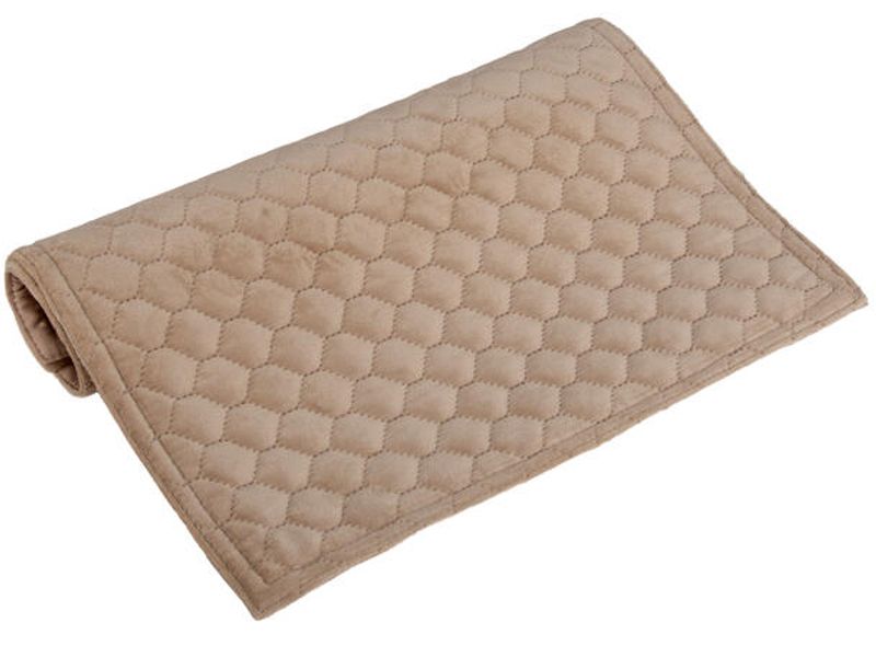 BC Home BRIKKE Bikube Velur Varm Beige 33x45cm