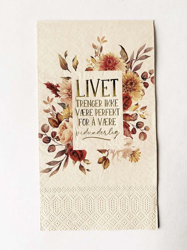 Trend Design SERVIETTER Livet - vidunderlig 33x40 cm