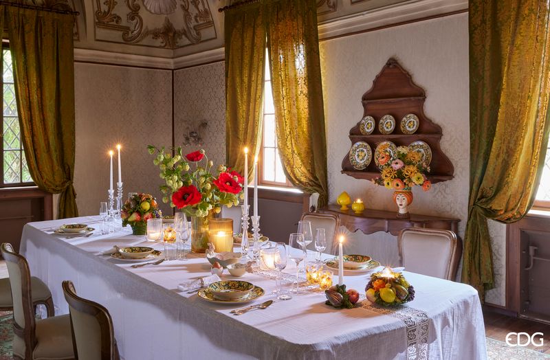 EDG Vaso Bright H28 cm Amber