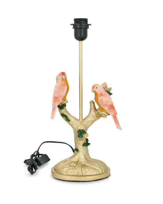 Hovedbilde A Lot LAMPEFOT m/rosa fugler
