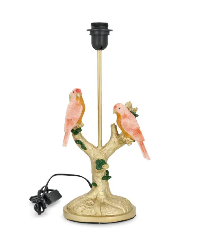 A Lot LAMPEFOT m/rosa fugler