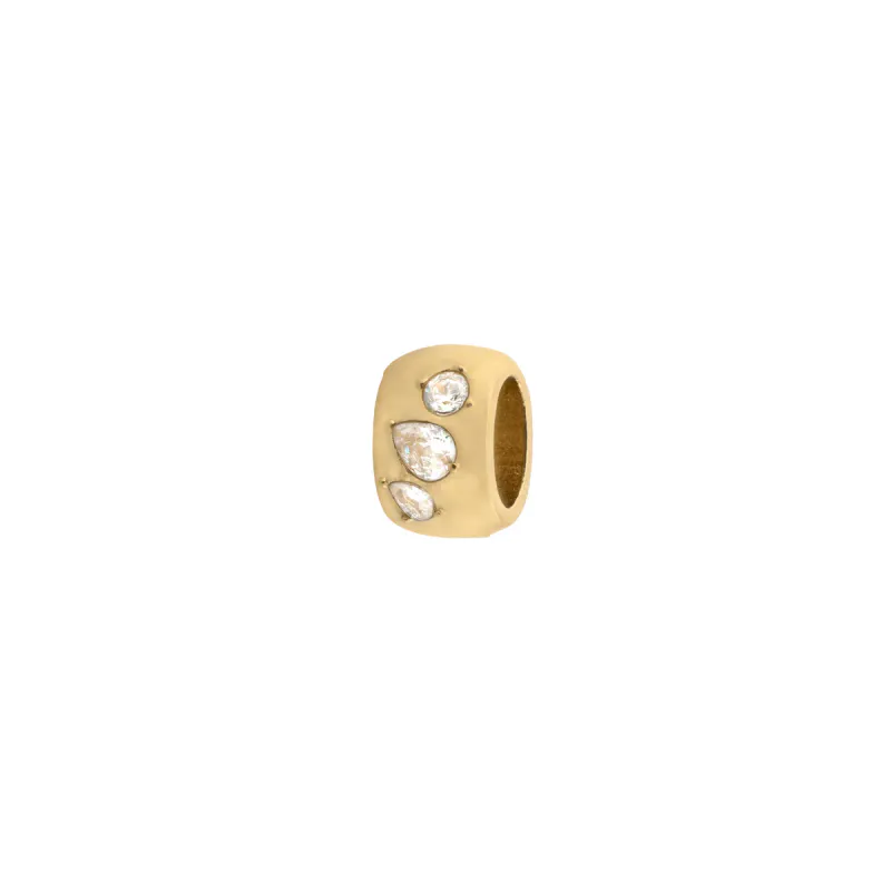 Dark MULTISHAPED CRYSTAL SMALL BEAD CHARM