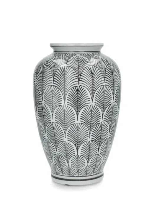 Hovedbilde A Lot VASE Art Deco Sort/hvit ...