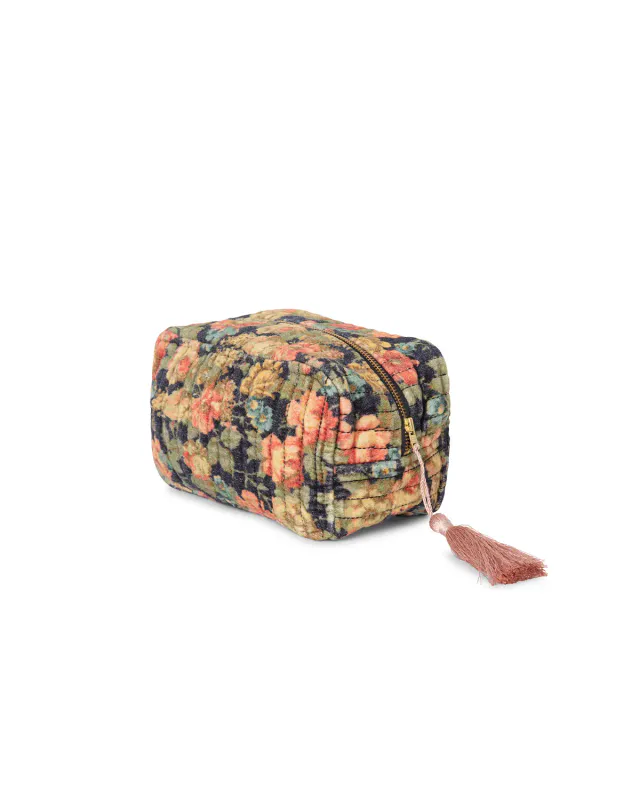 byTiMo COSMETIC BAG Velvet - Night garden