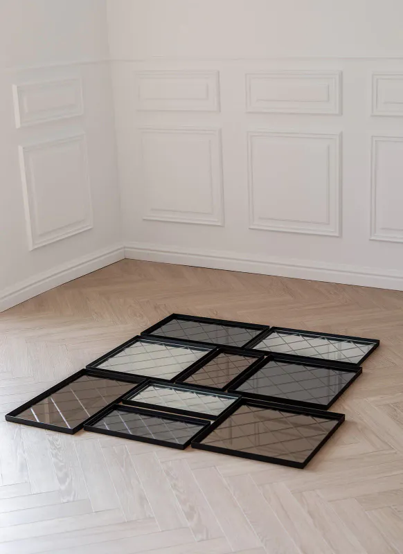 Specktrum HARLEQUIN Tray Grey Square 40x40 cm